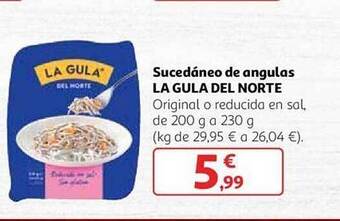 Alcampo Sucedáneo de angulas la gula del norte oferta
