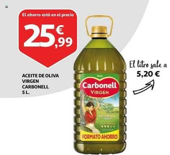 Alcampo Aceite de oliva virgen carbonell oferta