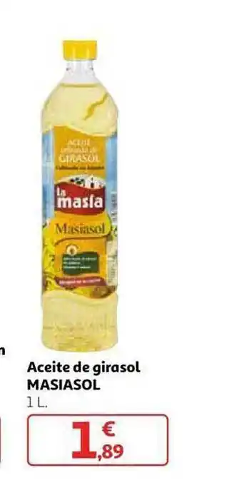 Alcampo Aceite de girasol masiasol oferta