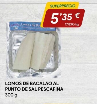 Minymas Lomos de Bacalao Al Punto de Sal Pescafina oferta
