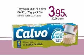 Condis Tonyiana clara en oli d'oliva calvo oferta