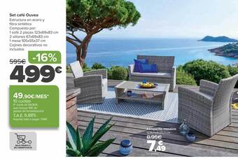 Carrefour Set café ouvea oferta