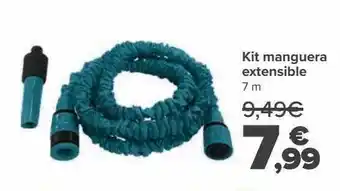 Carrefour Kit manguera extensible oferta