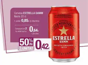 Condis Cervesa estrella damm llauna oferta
