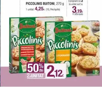 Condis Piccolinis buitoni oferta