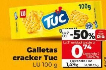 Dia Galletas Cracker Tuc oferta