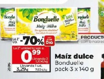 Dia Maíz Dulce oferta