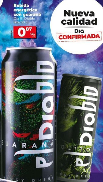 Dia Bebida Energética con Guaraná oferta