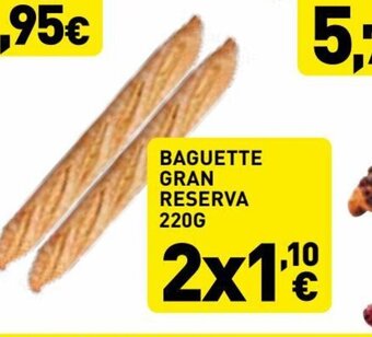Hiperber Baguette Gran Reserva 220g oferta