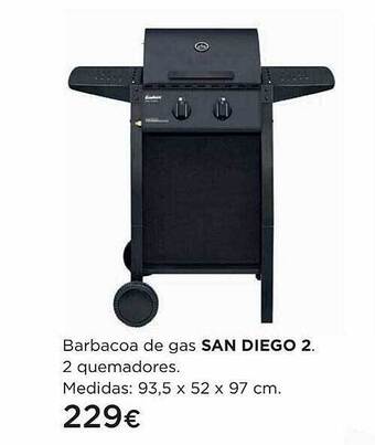 Hipercor Barbacoa de gas san diego 2 oferta