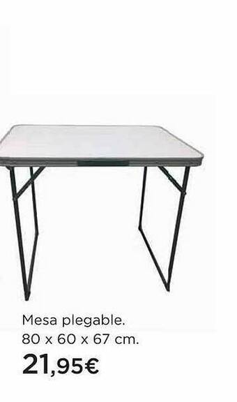Hipercor Mesa plegable oferta