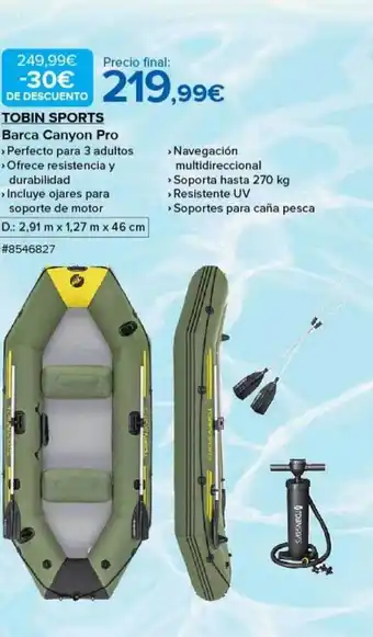 Costco Tobin sports barca canyon pro oferta