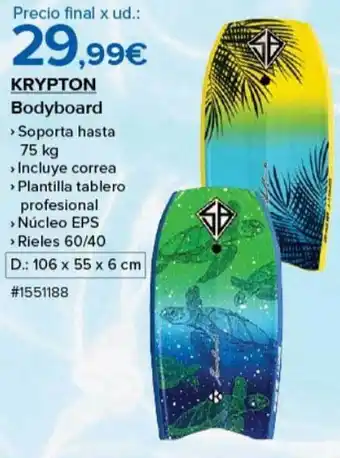 Costco Krypton bodyboard oferta