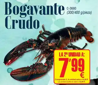 Abordo Bogavante crudo oferta