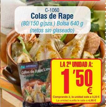 Abordo Colas de rape oferta
