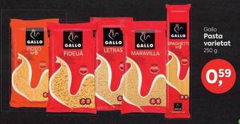 Suma Supermercados Gallo pasta varietat oferta