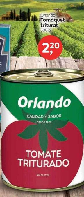 Suma Supermercados Orlando tomàquet triturat oferta