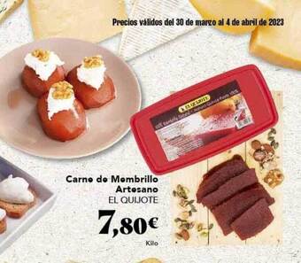 Gadis Carne de membrillo artesano el quijote oferta