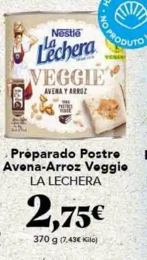 Gadis Preparado postre avena-arroz veggie la lechera oferta