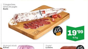 Sorli Llonganissa Extra De Pagés Sorli oferta