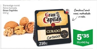 Sorli Formatge Curat Falca Tallada Gran Capitan oferta
