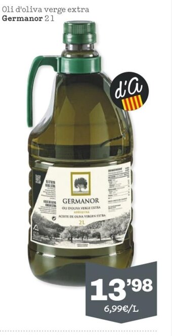 Sorli Oli D'Oliva Verge Extra germanor 2 l oferta