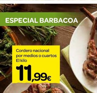 Dialprix Cordero Nacional Por Medios O Cuartos El Kilo oferta