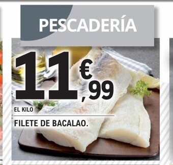 E.Leclerc Filete De Bacalao, oferta