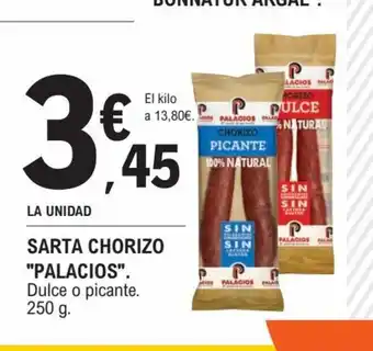 E.Leclerc Sarta Chorizo "Palacios" oferta