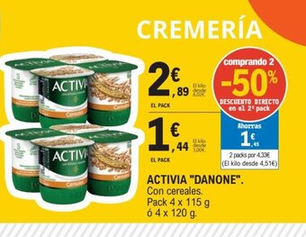 E.Leclerc Activia "Danone" oferta