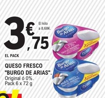E.Leclerc Queso Fresco "Burgo De Arias" oferta