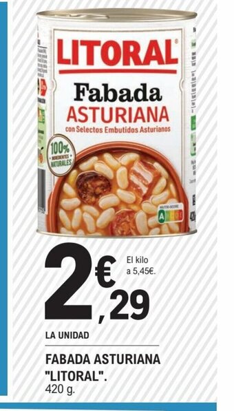 E.Leclerc Fabada Asturiana "Litoral" oferta