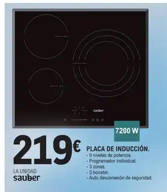 E.Leclerc Placa De Induccion oferta