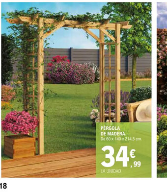 E.Leclerc Pérgola De Madera oferta