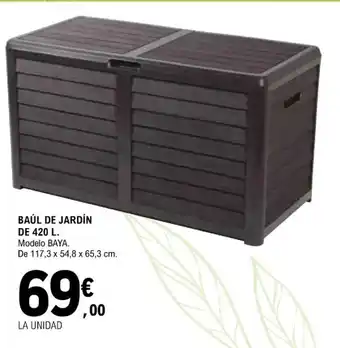 E.Leclerc Baul De Jardin De 420 L. oferta