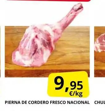 Supermercados MAS Pierna De Cordero Fresco Nacional oferta