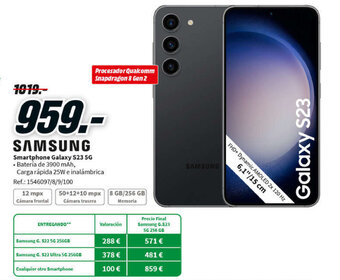 MediaMarkt Smartphone Galaxy S23 5G oferta