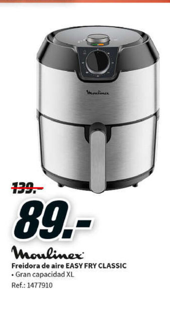 MediaMarkt Freidora De Aire Easy Fry Classic oferta