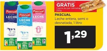 Alimerka Pascual leche entera, semi o desnatada oferta