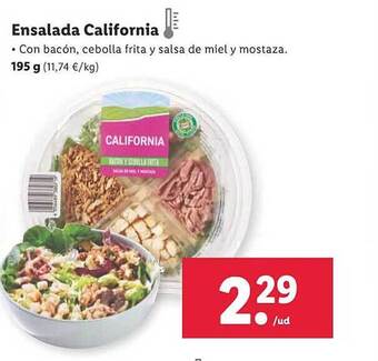 Lidl Ensalada california oferta