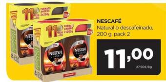 Alimerka Nescafé natural o descafeinado oferta