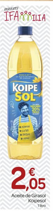 Supermercados El Jamón Aceite De Girasol Koipesol oferta