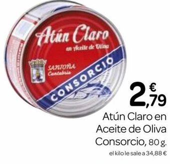 Supermercados El Jamón Atún Claro en Aceite de Oliva Consorcio oferta