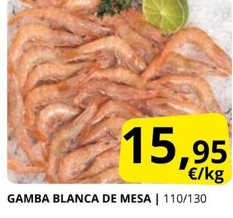 Supermercados MAS Gamba Blanca De Mesa oferta