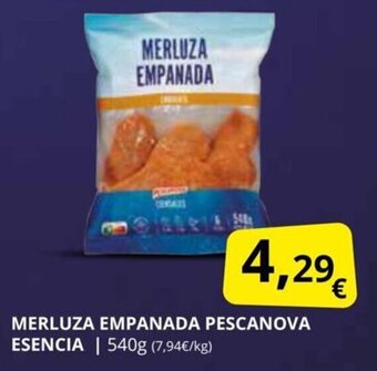 Supermercados MAS Merluza Empanada Pescanova Esencia oferta