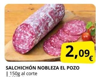 Supermercados MAS Salchichón Nobleza El Pozo oferta