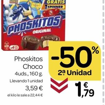 Supermercados El Jamón Phoskitos Choco oferta
