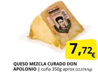 Supermercados MAS Queso Mezcla curado Don Apolonio oferta