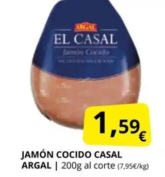 Supermercados MAS Jamón Cocido Casal Argal oferta