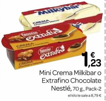 Supermercados El Jamón Mini Crema Milkibar o Extrafino Chocolate Nestlé oferta